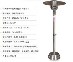 Wholesale Commercial 46000 BTU Round Patio Heater For Garden All Season Warmth from china suppliers