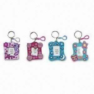 Wholesale Fancy Keychains, Made of Environment-friendly PVC, Available in Various Sizes, Designs and Shapes from china suppliers