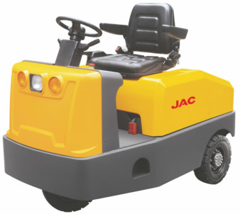 Wholesale Battery Operated  4 Wheel Platform Truck , Airport Tow Tractor High Range Steering Design from china suppliers