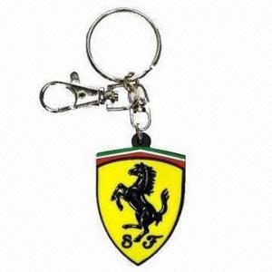 Wholesale 3-D Soft PVC Keychain, Suitable for Promotional Gifts, Customized Logos and Designs Accepted from china suppliers