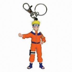 Wholesale Fancy Keychain with Keyring and 3mm Thickness, Measures 65 x 21mm from china suppliers