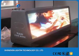 Wholesale VIdeo Function taxi top advertising , taxi top led display SMD 3 in 1 With Thin Box from china suppliers