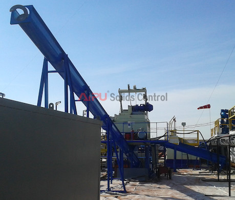Durable high quality screw conveyor used in waste management system