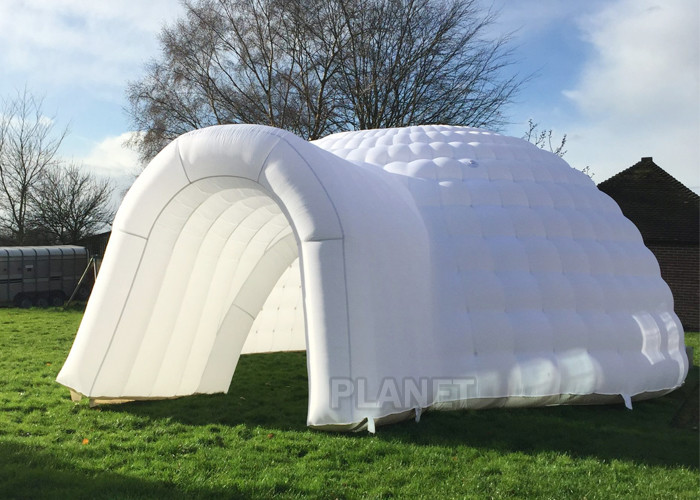 Wholesale Simple Inflatable Igloo Tent , White Inflatable Dome Tent CE / UL Certificate from china suppliers