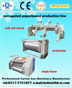 Wholesale DW 1400 / 1600 Single Facer Corrugated Cardboard Box Making Machine ISO 9001 from china suppliers