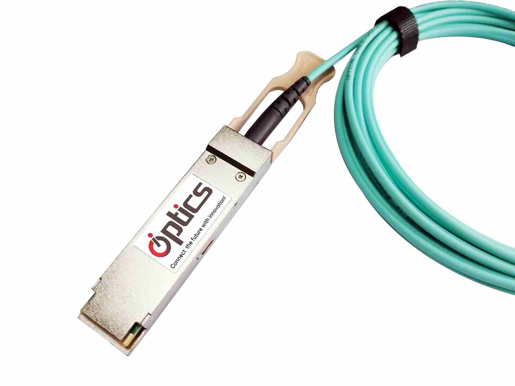 Wholesale 100G QSFP28 To QSFP28 AOC(Active Optical Cable) Cables 10M Qsfp Aoc Cable from china suppliers