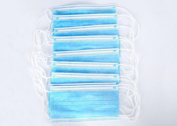 Wholesale Blue Safety OEM Non Woven Disposable Earloop Face Mask from china suppliers