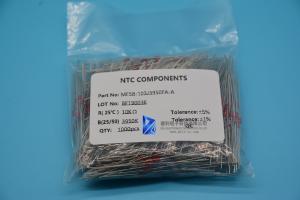 Wholesale MF58 Glass Shell 3950 DIP NTC Thermistors MF58-103J3950FA-A from china suppliers