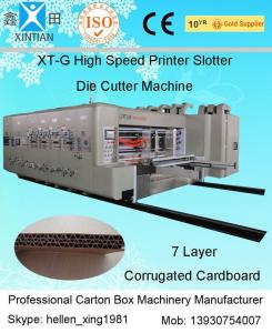 Wholesale Adjustable Carton Making Machine With Remote Computer Diagnosis System , Stacker from china suppliers