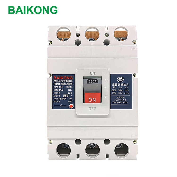 Wholesale 63A 300A 400V C Curve MCCB Circuit Breaker 230V 220V 3 Pole from china suppliers