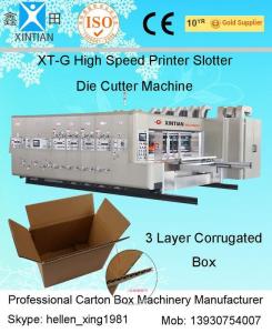 Wholesale High Speed Corrugated Sheet Flex Die Cut Sticker Printing Machine of Slotting Unit from china suppliers