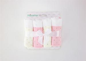 Wholesale 4 Pack Cute Printed Baby Bath Washcloths For Newborns AZO Free Eco Friendly from china suppliers