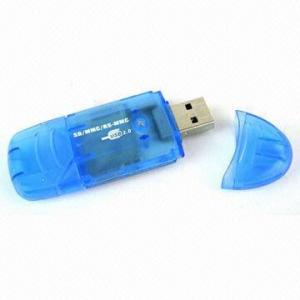 Wholesale China Cheap USB2.0 Card Reader, Supports SD/MMC/RS-MMC Flash Memory Card, Custom Orders Welcomed  from china suppliers