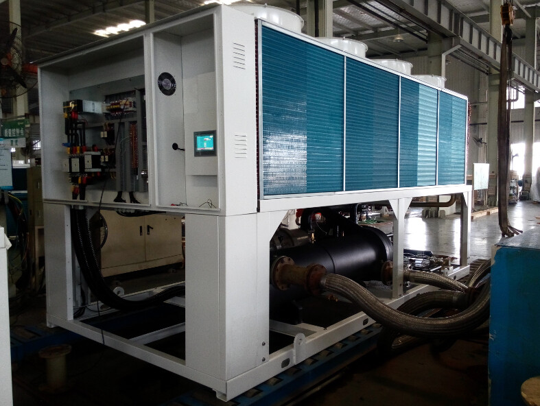 Wholesale 998kW/284TR Air cooled Screw Chiller R22 gas Two compressors from china suppliers