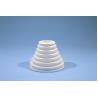 Buy cheap High Hardness Thread Ceramic Lamp Holder , Small Connected Ceramic Lamp Base from wholesalers