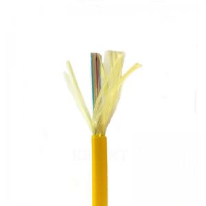 Wholesale KEXINT GJDFBH Indoor Flat Ribbon Fiber Optic Cable 2-12 Cores SM MM from china suppliers