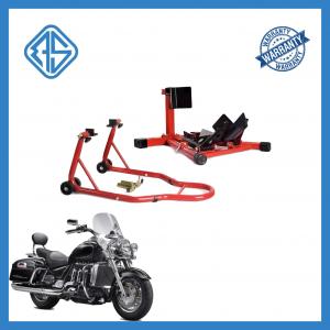 Wholesale Appendix Movable Motorcycle Stand Cart Front And Rear Paddock Stand Set from china suppliers