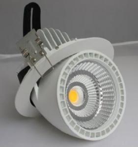 Wholesale Rotatable LED Gimbal Light 50W , CREE COB LED Downlight High Brightness from china suppliers