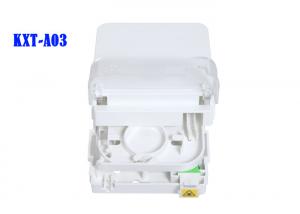 Wholesale FTTH Termination Box ABS Fiber Optic Distribution Box G657A2 Flame Retardant from china suppliers