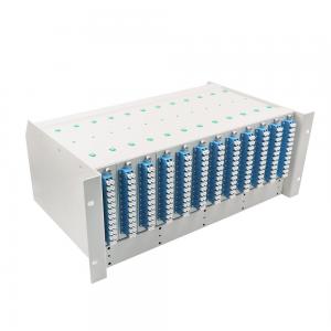 Wholesale 19" Rack Mount 3U 4U 144 Port 288 Core Fiber Optic Patch Panel For Date Center from china suppliers