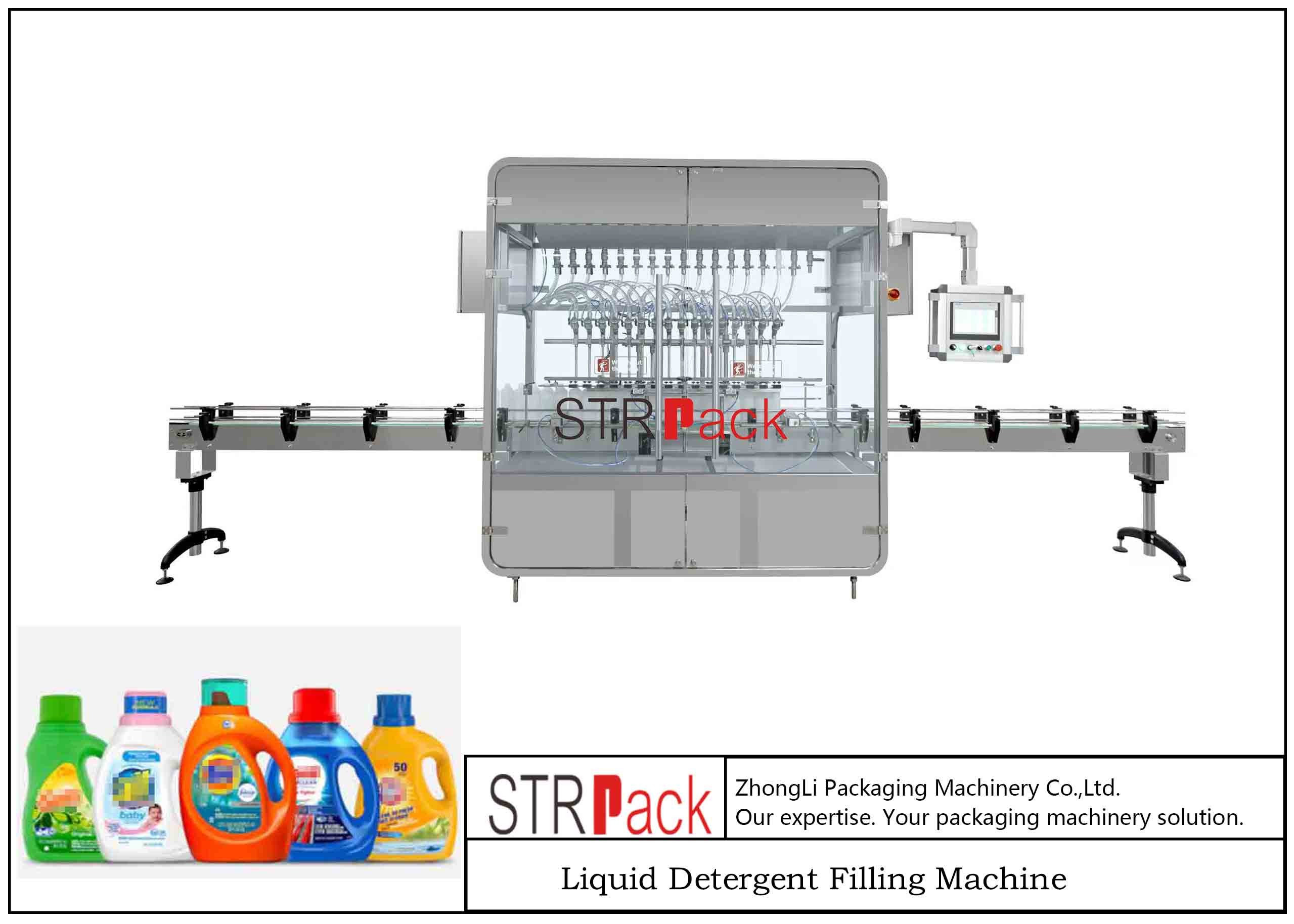 Wholesale Laundry Liquid Filling Machine 50HZ Automatic 2300B / H from china suppliers