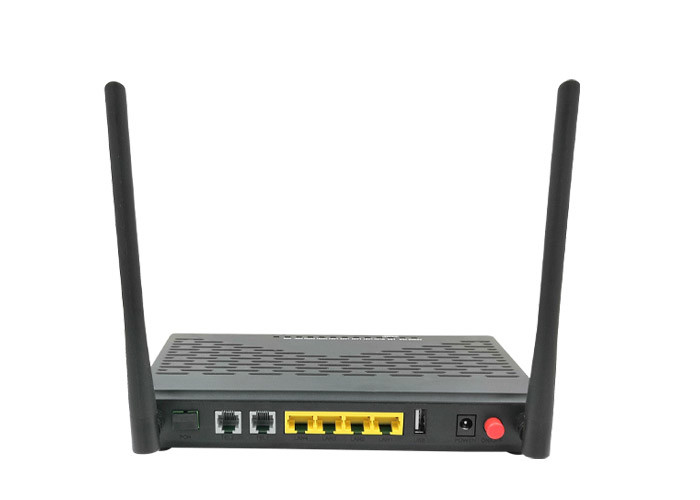 Wholesale 4GE 2POTS GEPON ONU Device WiFi Black , OLT ONT GPON 1 SC UPC PON Port KEXINT from china suppliers