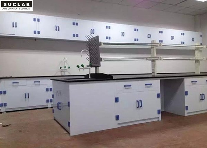 Wholesale PP Dental Chemical Lab Furniture Work Benches 8 - 10mm Thickness Benchtop from china suppliers