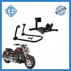 Wholesale Anti-Slip Coating Movable Motorcycle Stand Heavy Steel Iron Front Wheel Paddock Stand from china suppliers
