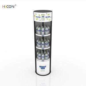 Wholesale 3-Tiers White Graphics Beverage Kiosk Displays Shelf Design from china suppliers