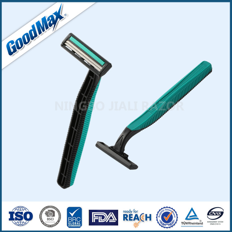 Wholesale Rubber Handle Twin Blade Disposable Razor Any Color Available ISO Certificate from china suppliers