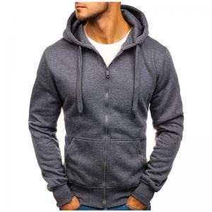 Wholesale Men'S Full Zip Up Hoodie Jacket Long Sleeve Hoodie Lightweight from china suppliers