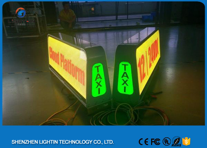 Wholesale Outdoor Double sided advertising Taxi LED Display 960 x 320mm with 3G 4G WIFI controller from china suppliers
