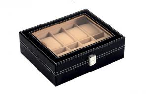 Wholesale High Glossy Varnishing Ladies Watch Storage Box , MDF Wrapped Watch Display Box Case from china suppliers