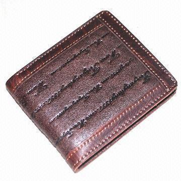 Wholesale Men's Leather Wallet, Made of Genuine Cow Leather, Practical Inner Construction from china suppliers