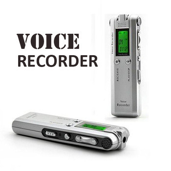 Sound Recording USB Digital Voice Recorders USB Flash Disk--Silver 8GB