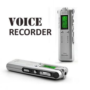 Quality Sound Recording USB Digital Voice Recorders USB Flash Disk--Silver 8GB for sale