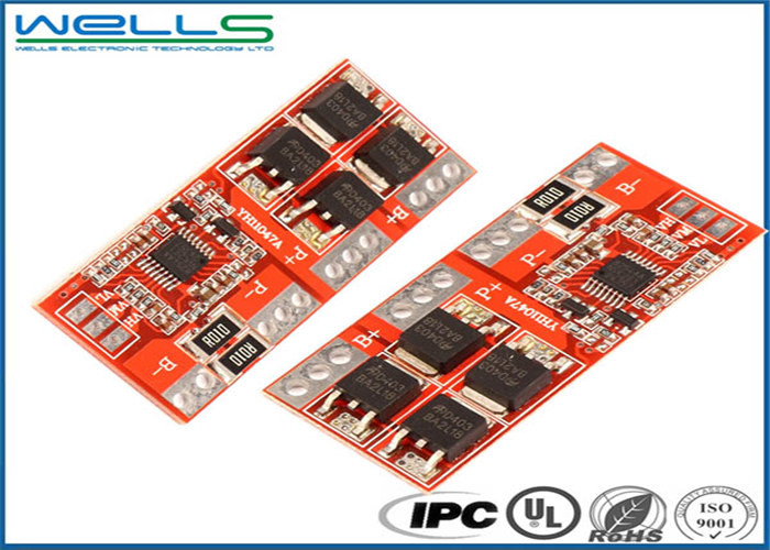 Wholesale PCB PCBA Manufacturer PCB Assembly FR4 Material 1OZ Copper Thickness 1.2mm Red from china suppliers