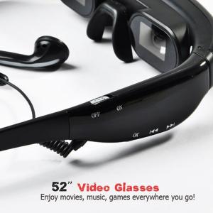 Wholesale Multi - function Full HD Theatre Video Glasses With Built - in 4GB Card For Mobile Phone from china suppliers