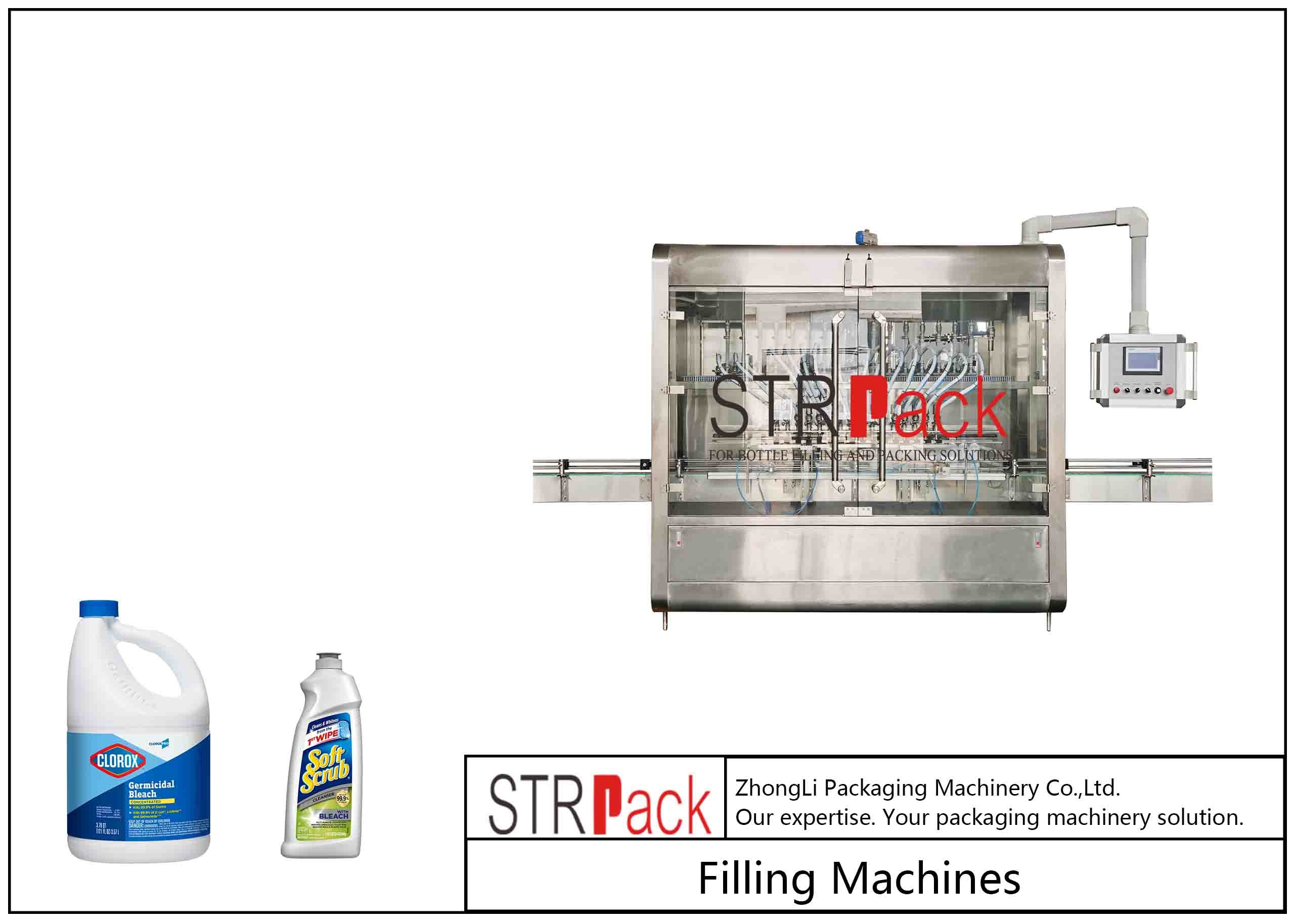 Wholesale 20 Heads Detergent Dishwasher Bottle Filling Machine 120bpm from china suppliers