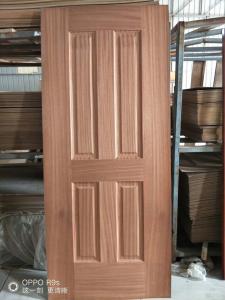 Wholesale Low Moisture Content Decorative Door Skins , Door Veneer Skins Natural Sapele Moulded from china suppliers