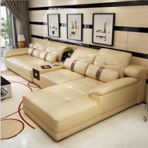 Wholesale New Style modern germany living room genuine leather sofa set furniture from china suppliers