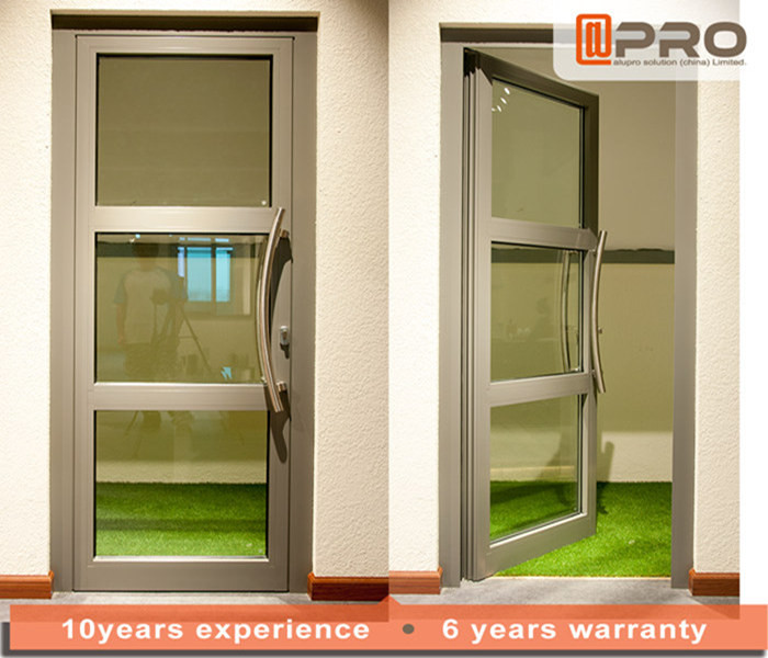 Wholesale Single Pane Internal Aluminium Glass Doors For Residential House Color Optional from china suppliers