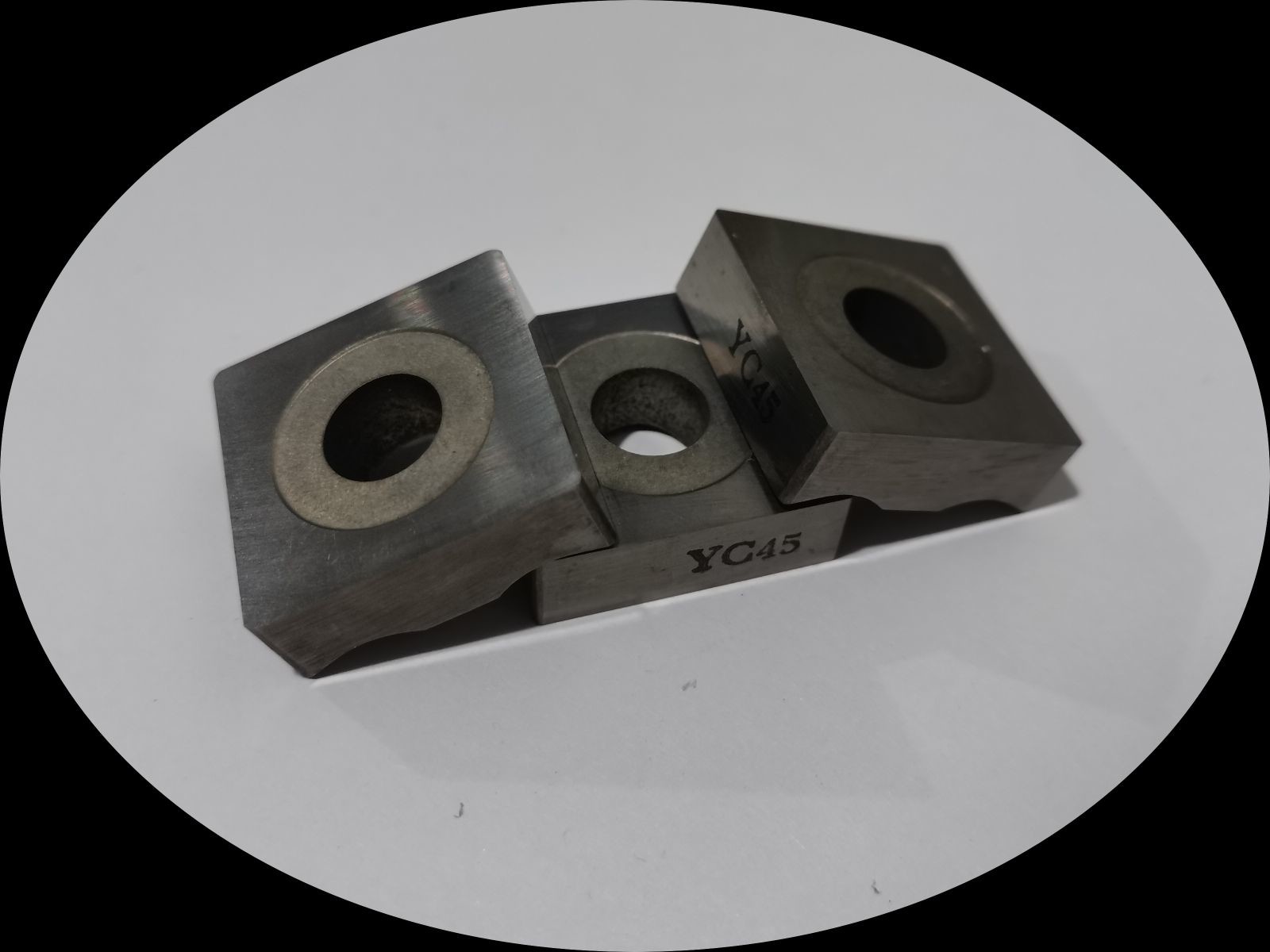 Wholesale YC45 Carbide Mining Inserts Silver Color CNC Cutting Blade For Cast Steel from china suppliers