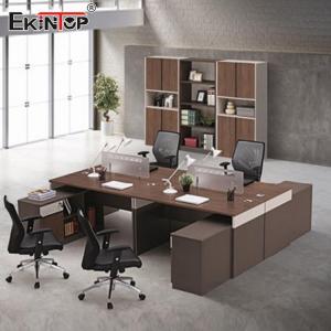 Wholesale Multifunctional Office Desk Cubicles , Wooden Workstation Desk For Office Clerk from china suppliers
