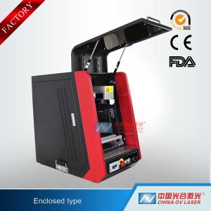 Wholesale Raycus IPG 20W 30W 50W Mini Enclosed Fiber Laser Marking Machine for Aluminum from china suppliers