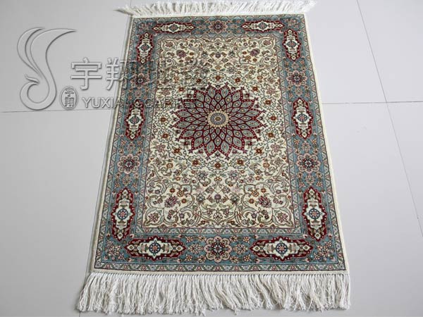 Wholesale 2x3 foot Hand knotted Turkish silk carpets and rugs with high quality low price from china suppliers