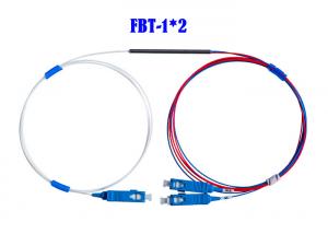 Wholesale FBT 1×2 Coupler Fiber Optical WDM Mini 0.9 50/50 SC APC Connector 1310 1490 1550 from china suppliers