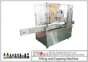 Wholesale 10ml-100ml E-liquid Bottle Filling And Capping Machine With Piston Pump from china suppliers