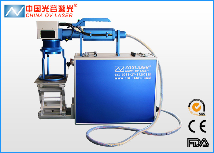 Wholesale AC220V/50Hz5A Portable Laser Marking Machine / Fiber Laser Marker High Speed from china suppliers