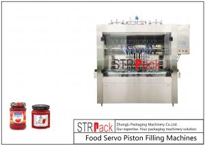 Wholesale Automatic 10 Nozzle High Speed Fruit Strawberry Jam Filling Machine Piston Glass Bottle Filler from china suppliers